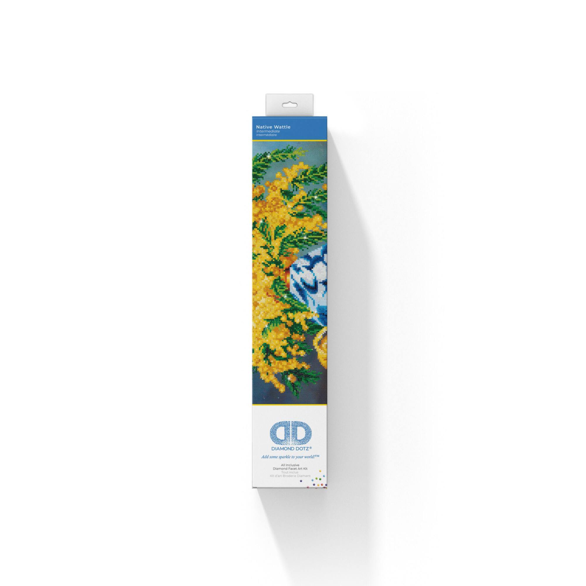 Diamond Dotz® Intermediate Native Wattle Diamond Painting Kit